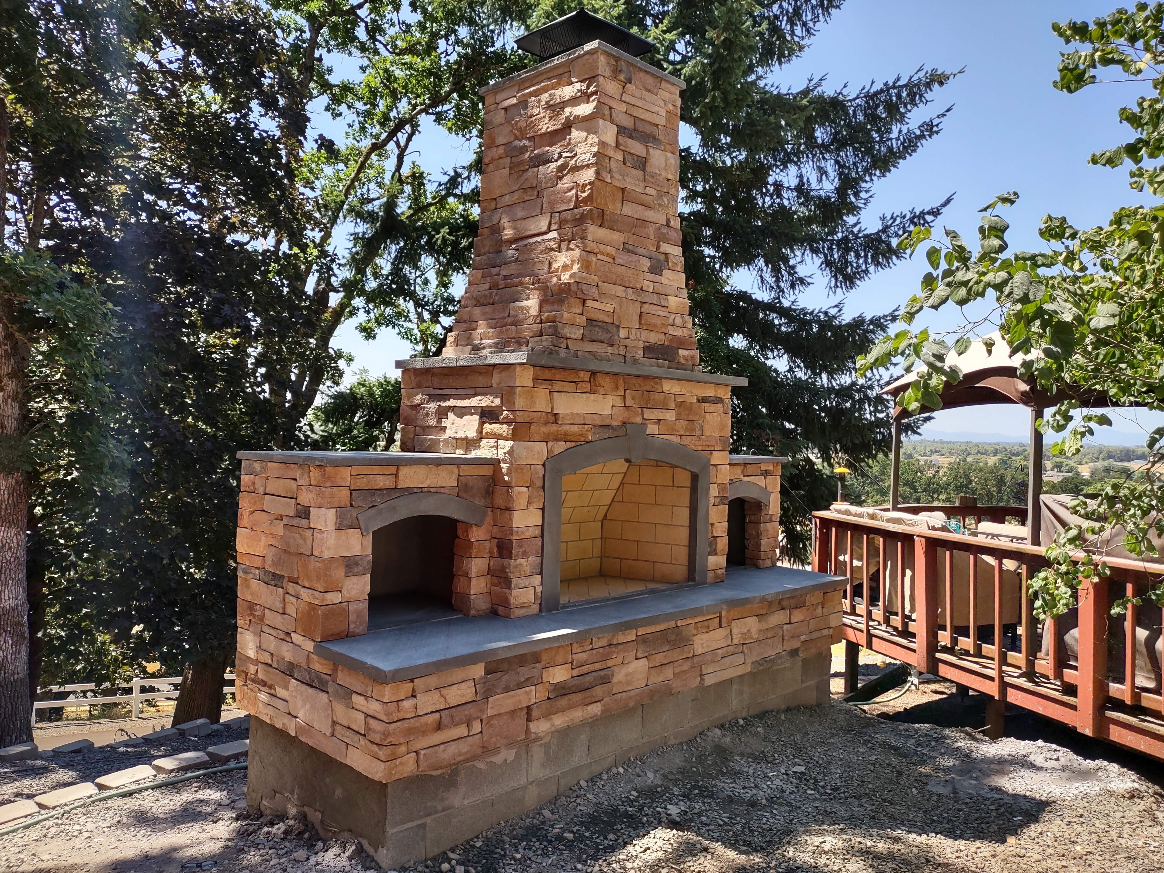 outdoor fireplace pictures