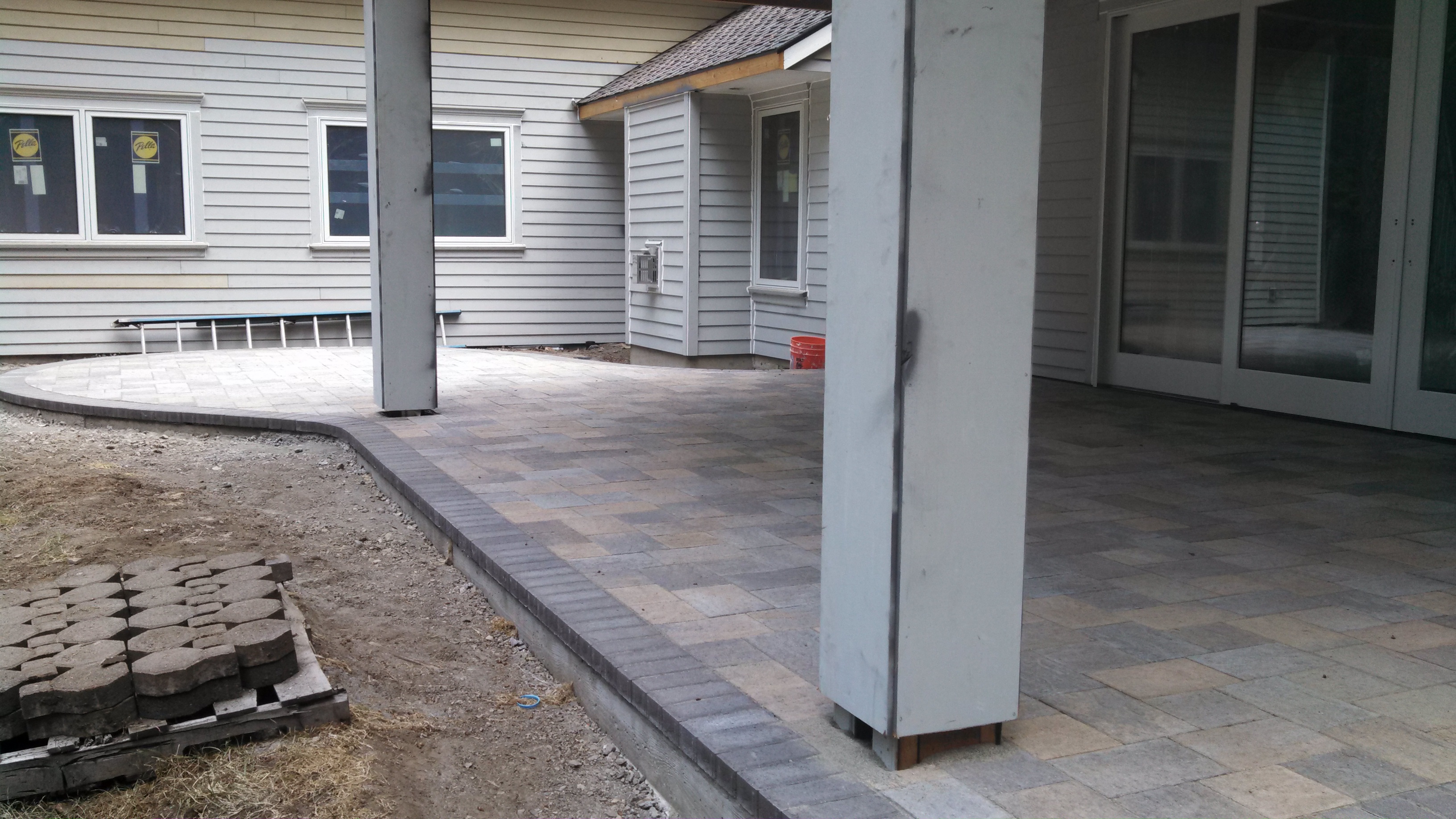 Sand  paver patio in lake oswego oregon